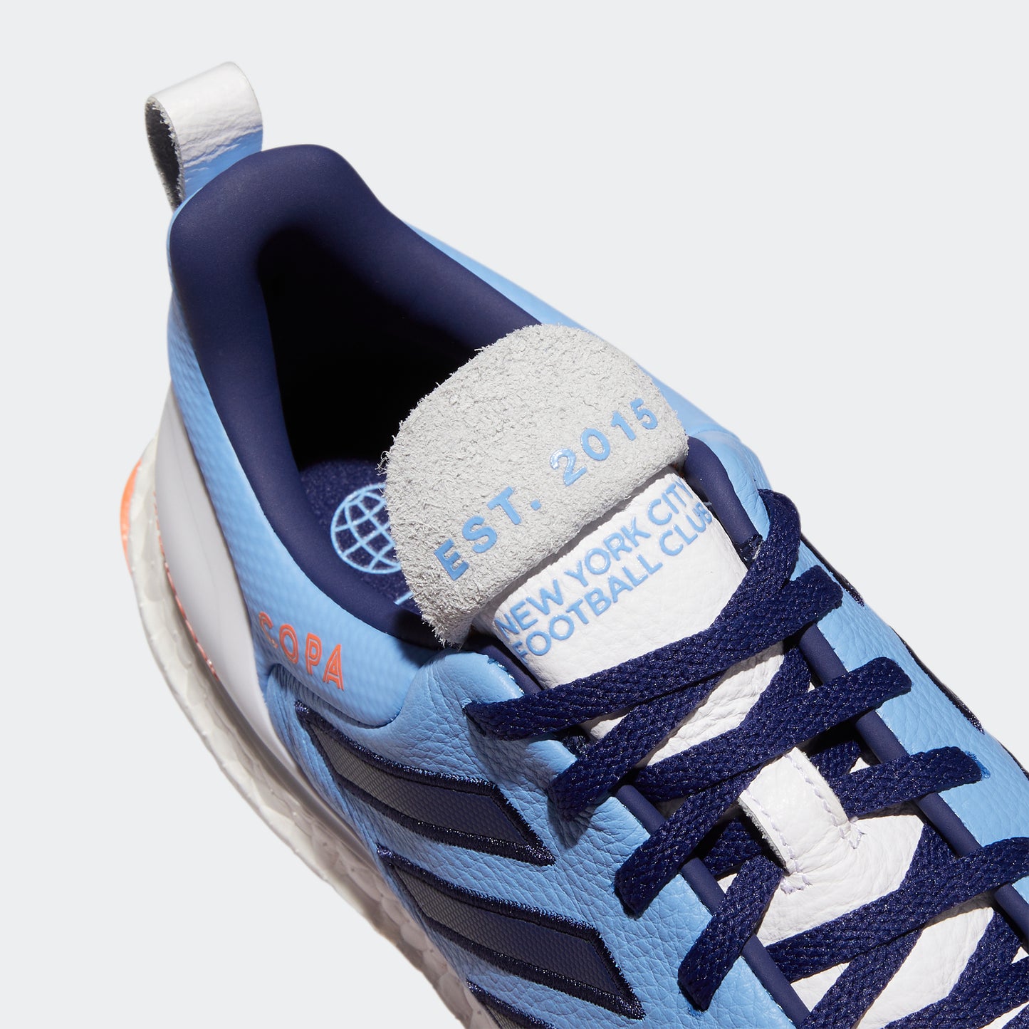 adidas Ultraboost x Copa Running Shoes NYCFC | Blue/Orange | Men's