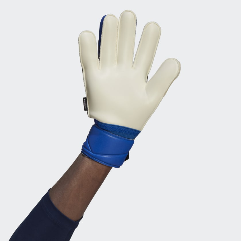 adidas PREDATOR MATCH FINGERSAVE Goalkeeper Gloves | Hi-Res Blue