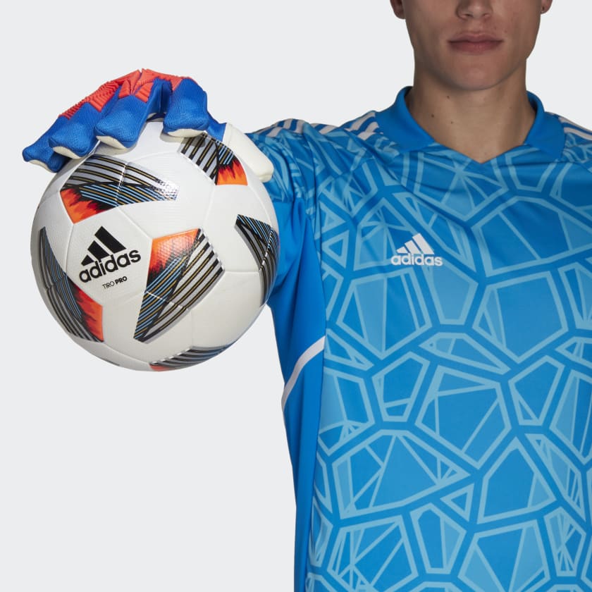 adidas PREDATOR PRO FINGERSAVE Goalkeeper Gloves | Hi-Res Blue