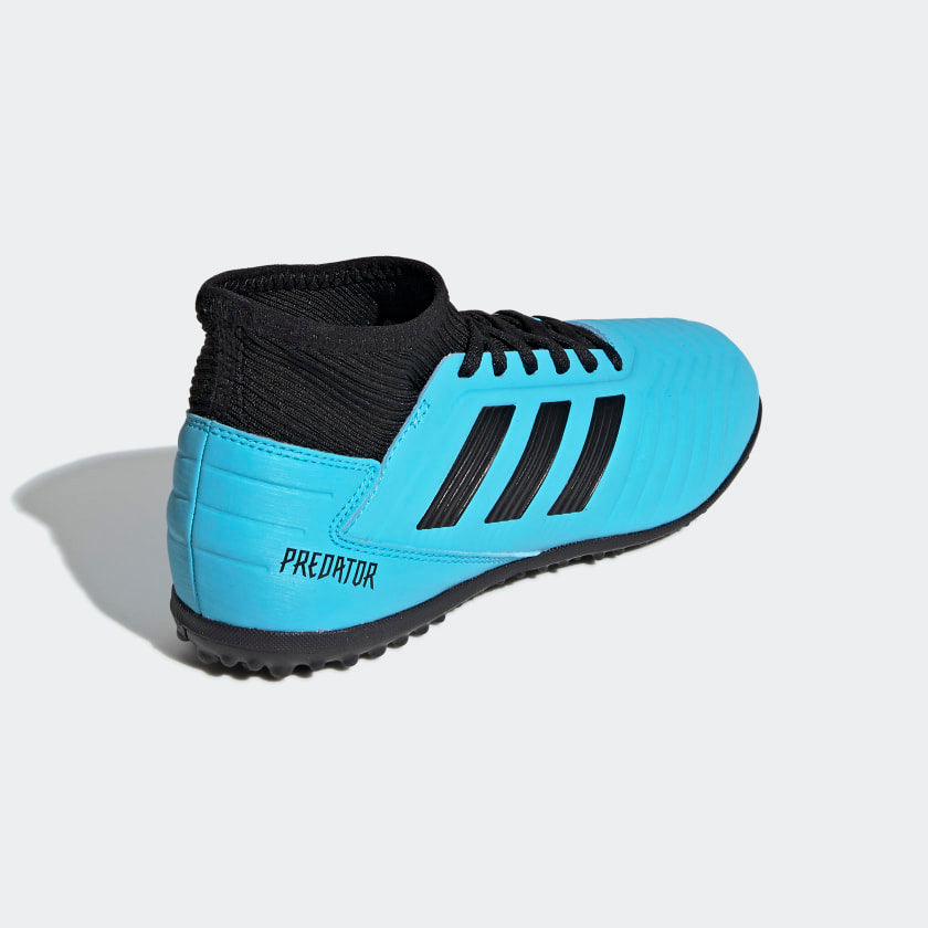 adidas Jr. PREDATOR TANGO 19.3 Artificial Turf Soccer Shoes | Cyan | Unisex