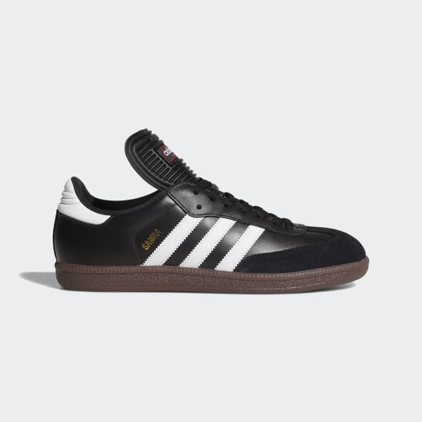 adidas SAMBA CLASSIC Leather Shoes | Black-White | Men’s – stripe