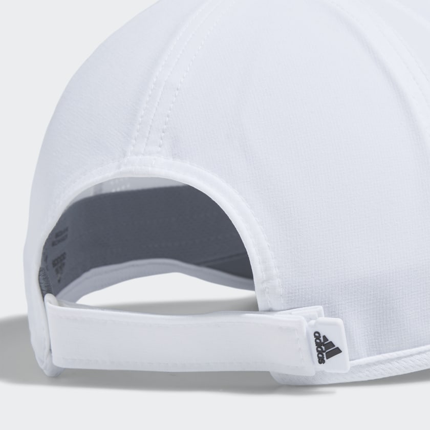 adidas SUPERLITE Training Hat | White | Adjustable | Men's