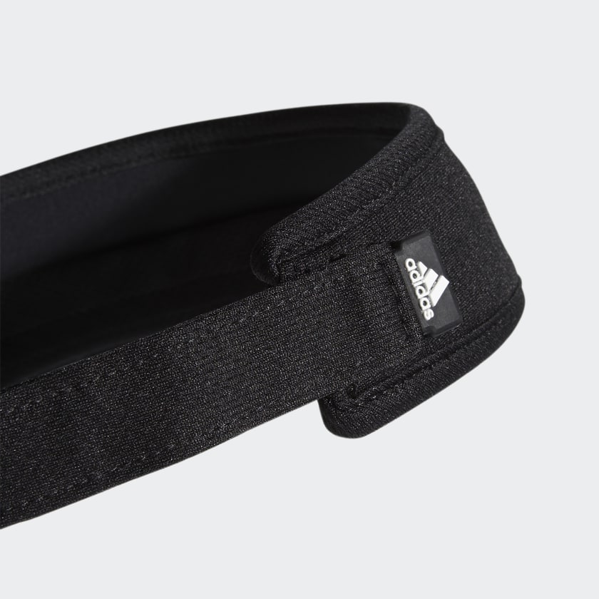 adidas SUPERLITE Adjustable Training Visor | Black | Men's