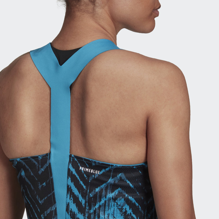 adidas TENNIS Y-DRESS Primeblue | Sonic Aqua | Women's