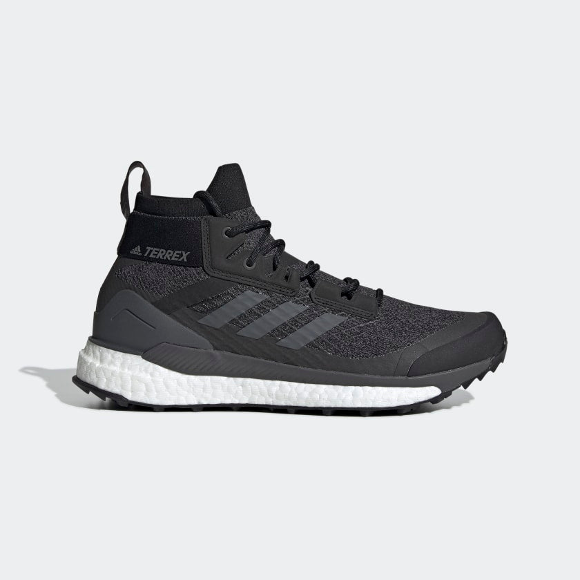 adidas Terrex Free Hiker - Men's Black/Grey Six/Active Orange / 13 adidas Terrex Free Hiker - Men's Black/Grey Six/Active Orange / 13
