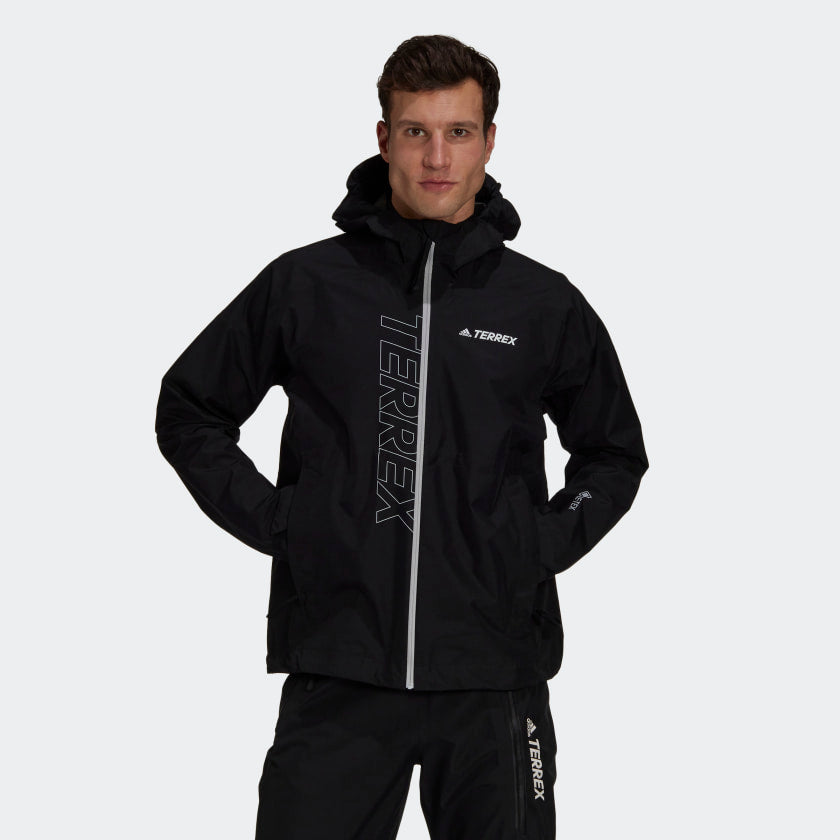 adidas TERREX GORE-TEX PACLITE Rain Jacket | Black | Men's