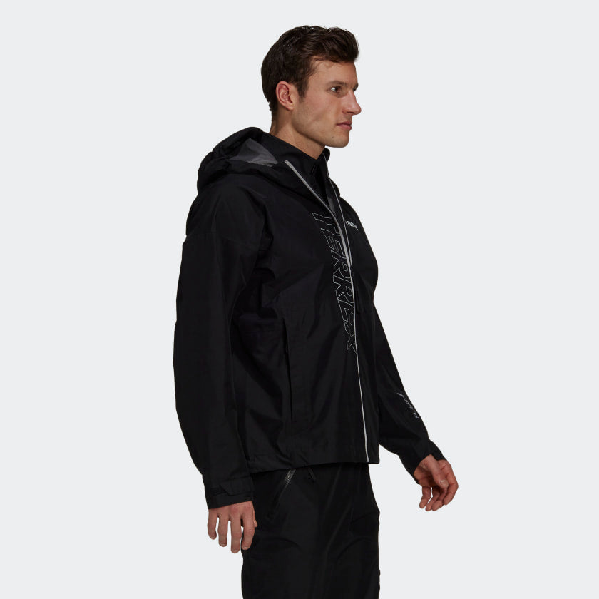 adidas TERREX GORE-TEX PACLITE Rain Jacket | Black | Men's