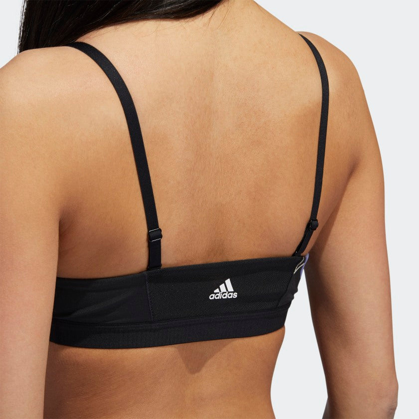 adidas FLORAL GFX Low Support Sports Bra | Black | Women's