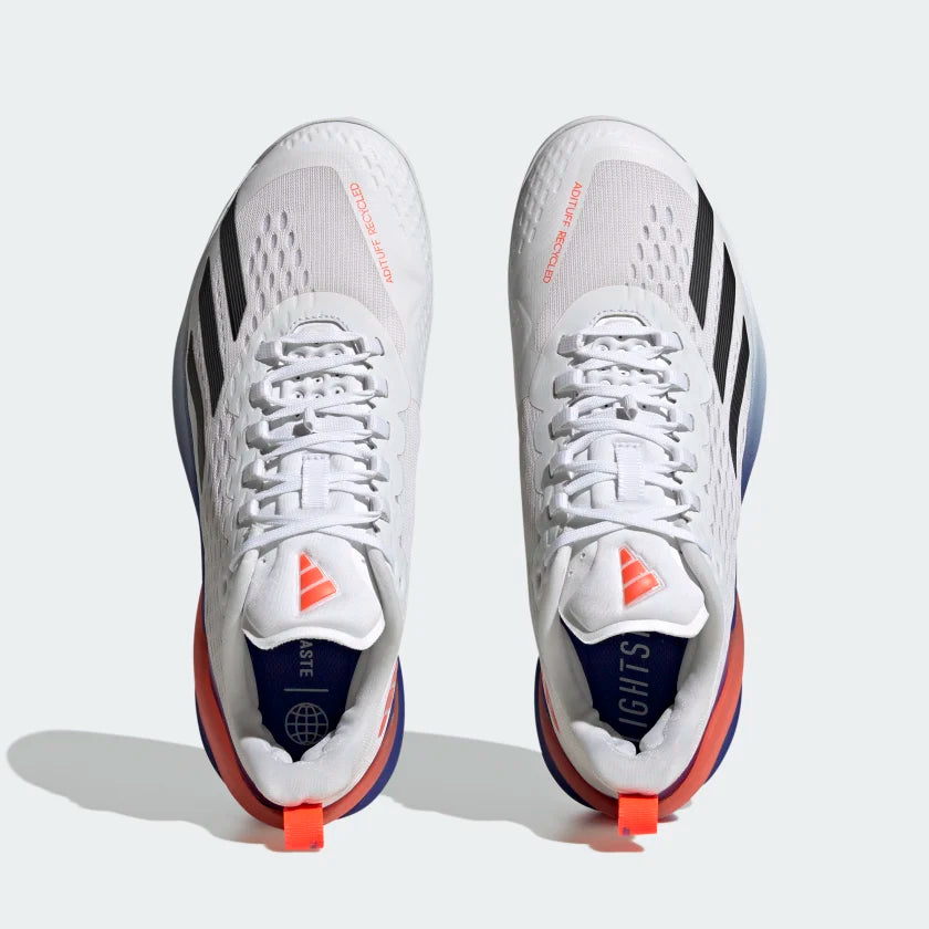 adidas ADIZERO CYBERSONIC Tennis Shoes | FTWWHT/CBLAC | Men's