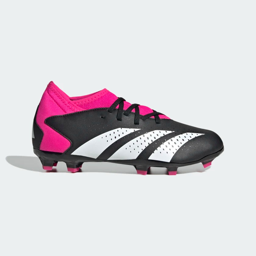 Adidas Kids Predator Accuracy.3 FG Black Pink 3.5
