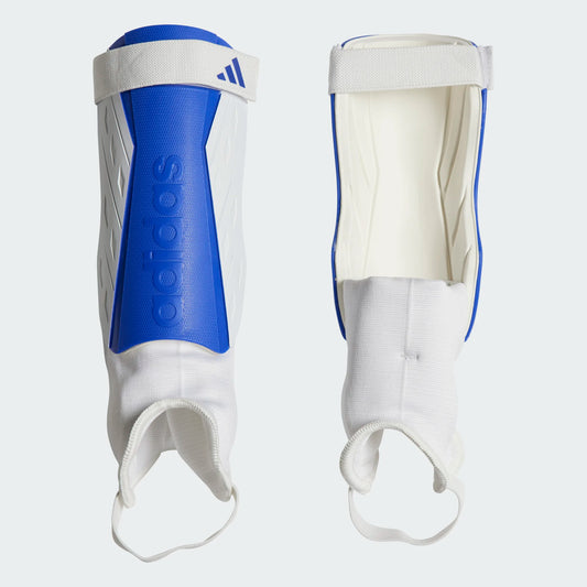 adidas TIRO Match Junior Shin Guards | White/Blue | Unisex