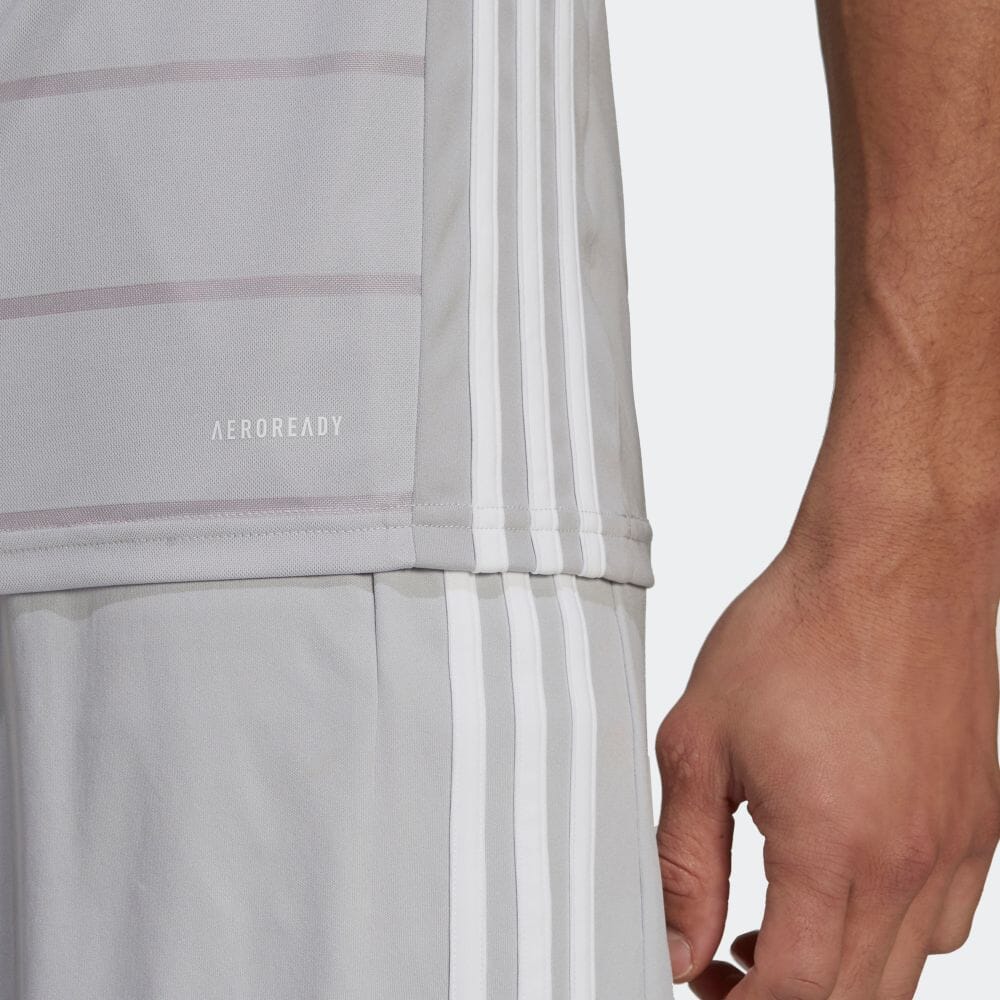 adidas CAMPEON 21 Soccer Jersey | Light Grey | Men's