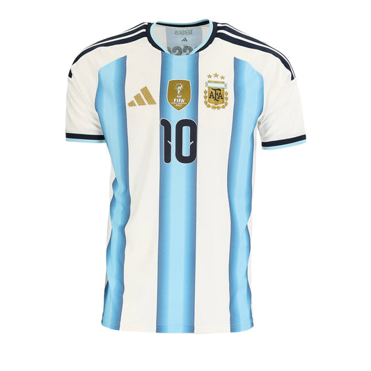 adidas Argentina 26 Messi Authentic Home Jersey | Ice Blue/White | Men's