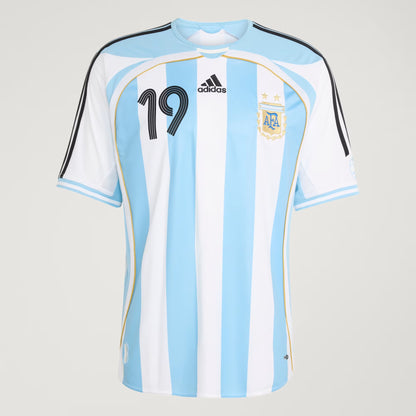 Argentina Home Jersey 2006 Messi | Light Blue/ White | Men's