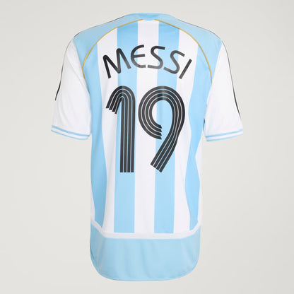 Argentina Home Jersey 2006 Messi | Light Blue/ White | Men's