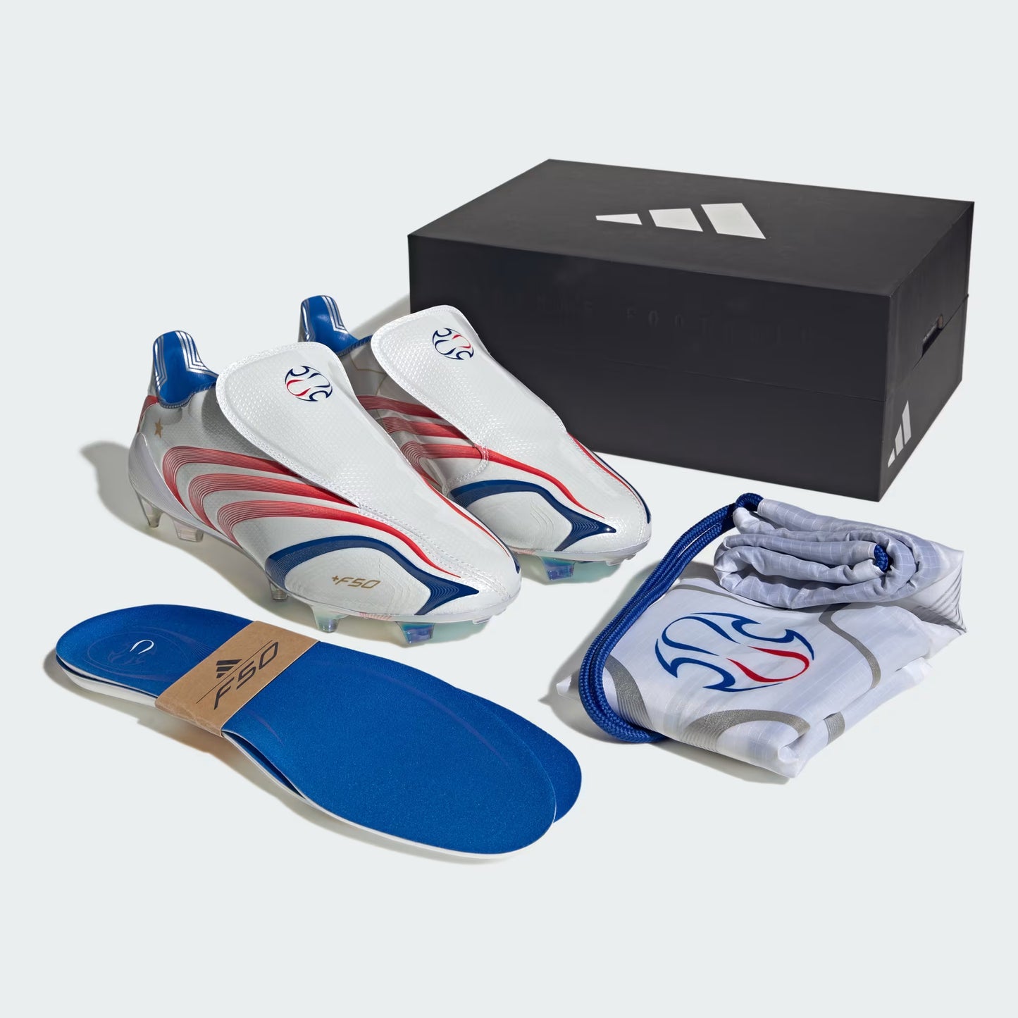 adidas F50 Tunit Firm Ground Football Boots | White | Men's