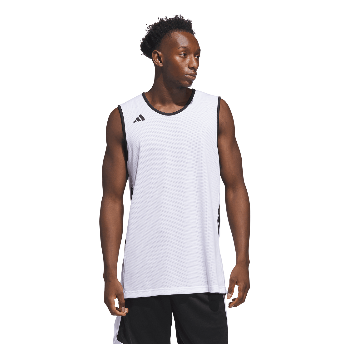 adidas Everyday Pro Reversible Basketball Jersey | Black-White | Men's