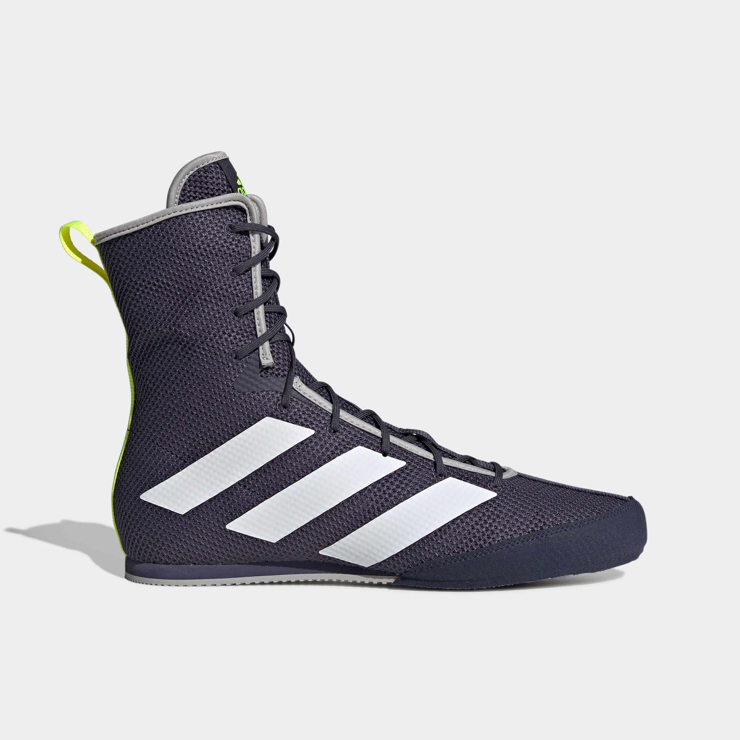 adidas BOX HOG 3 Boxing Shoes | Lucid Yellow-Core Navy | Men's