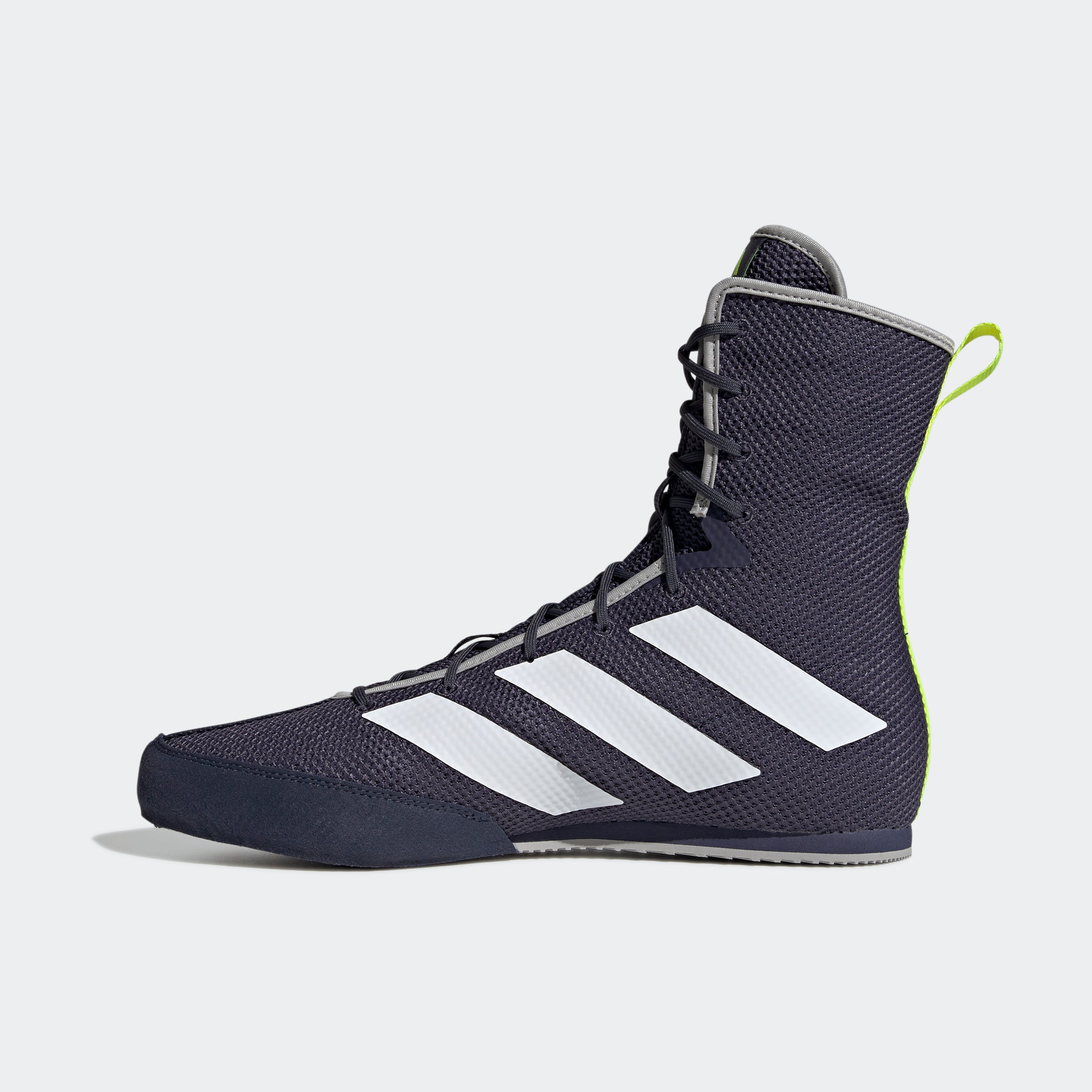 adidas BOX HOG 3 Boxing Shoes | Lucid Yellow-Core Navy | Men's