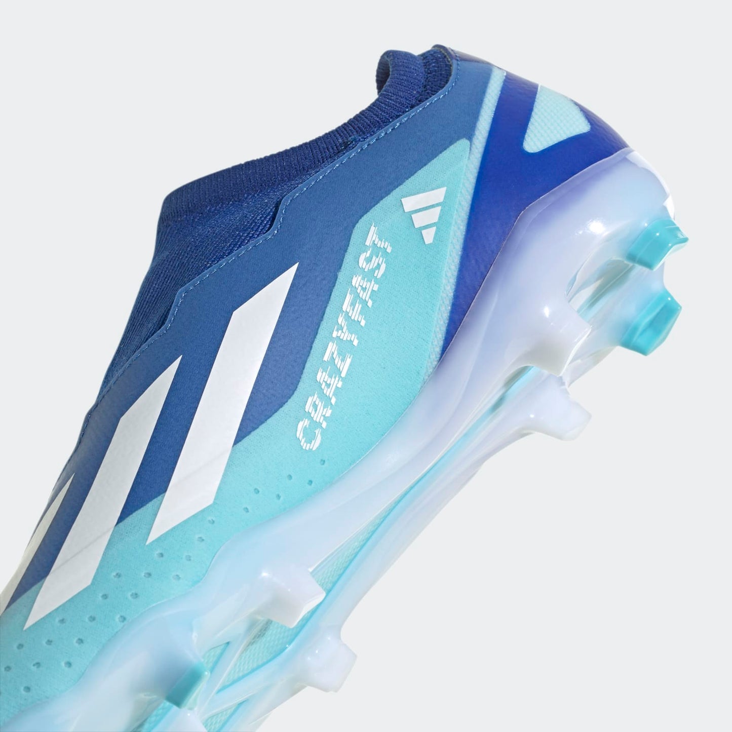 adidas X Crazyfast.3 Laceless Firm Ground Soccer Cleats | Blue/White