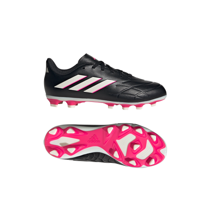adidas Copa Pure.4 FxG Soccer Cleats | Core Black / White / Beam Pink | Kid's