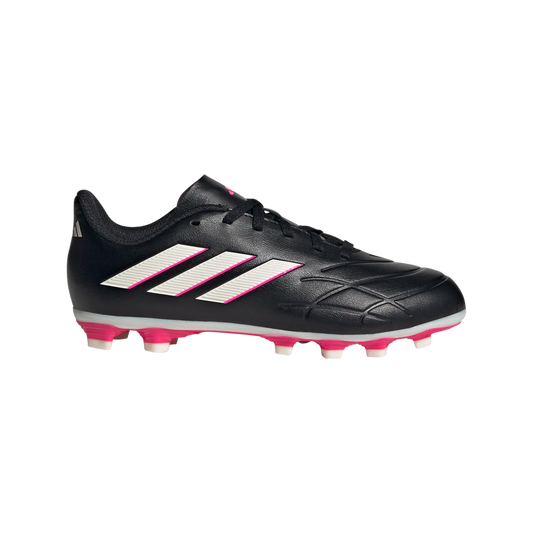 adidas Copa Pure.4 FxG Soccer Cleats | Core Black / White / Beam Pink | Kid's