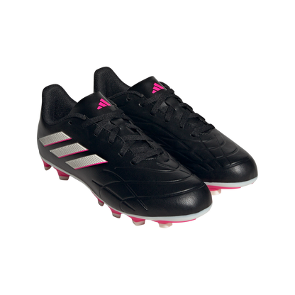 adidas Copa Pure.4 FxG Soccer Cleats | Core Black / White / Beam Pink | Kid's