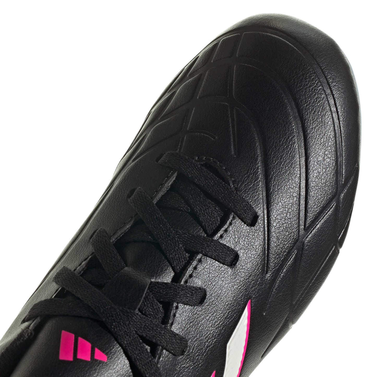 adidas Copa Pure.4 FxG Soccer Cleats | Core Black / White / Beam Pink | Kid's