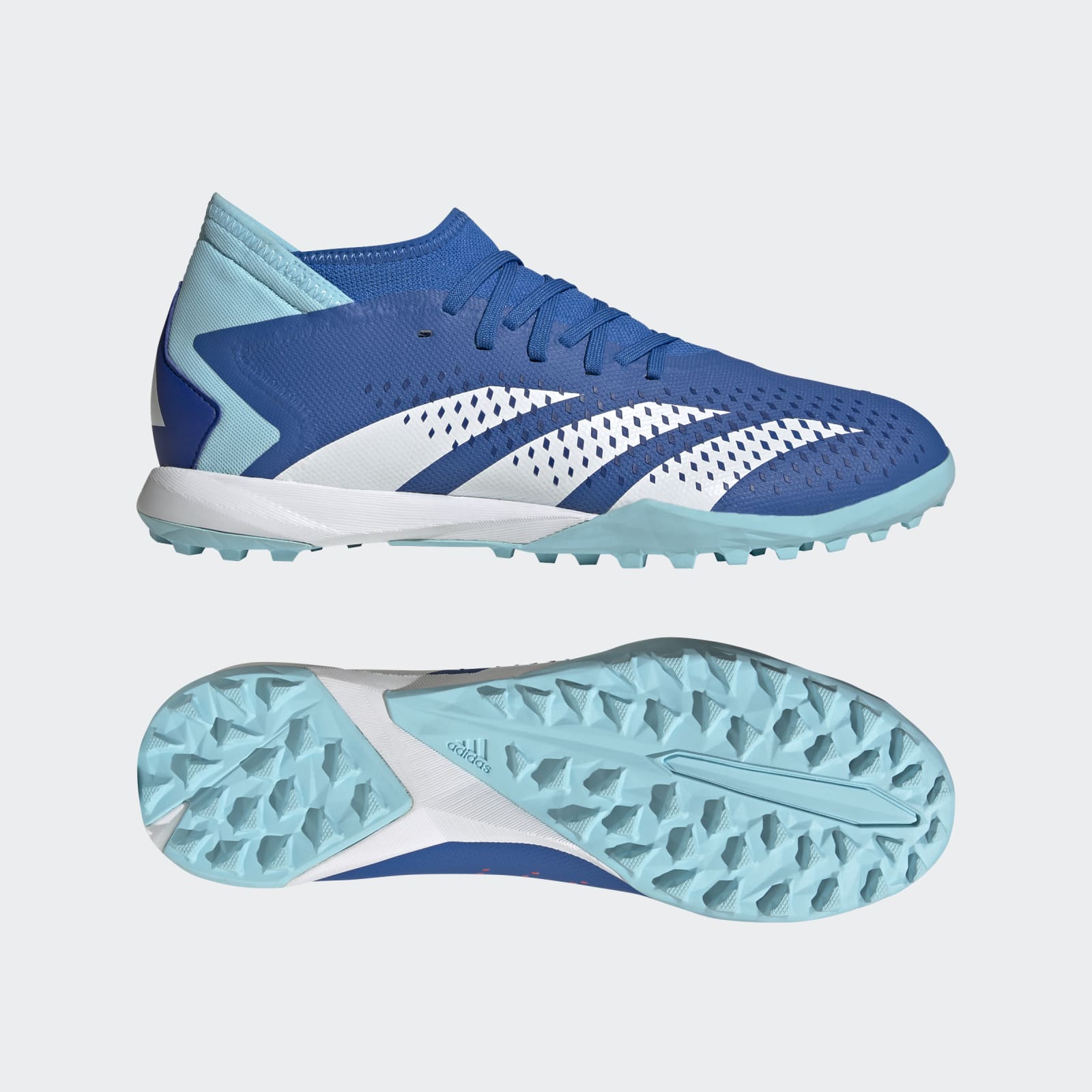 adidas Predator Accuracy.3 TF Turf Soccer Shoes Royal/White / 11