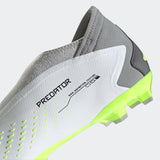 adidas Predator Accuracy.3 Laceless Firm Ground Soccer Cleats | White/Black