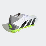 adidas Predator Accuracy.3 Firm Ground Soccer Cleats | White/Black