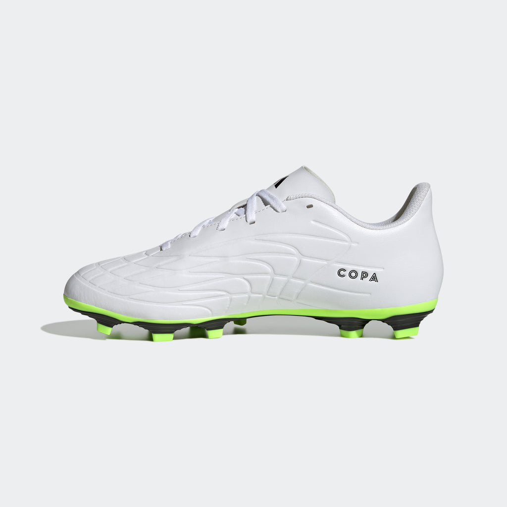 adidas Copa Pure.4 Flexible Ground Soccer Cleats | White/Black
