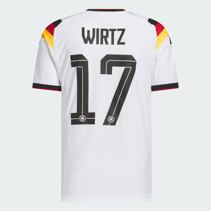 adidas Germany 26 Wirtz Authentic Home Jersey | White | Men's
