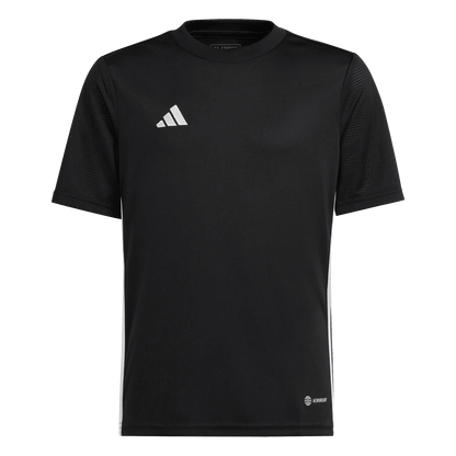 adidas Tabela 23 Soccer Jersey | BLACK/WHITE | Kid's