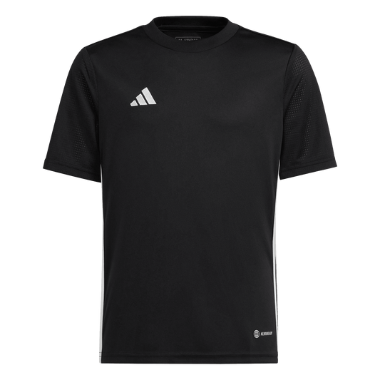 adidas Tabela 23 Soccer Jersey | BLACK/WHITE | Kid's