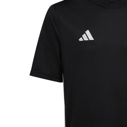adidas Tabela 23 Soccer Jersey | BLACK/WHITE | Kid's