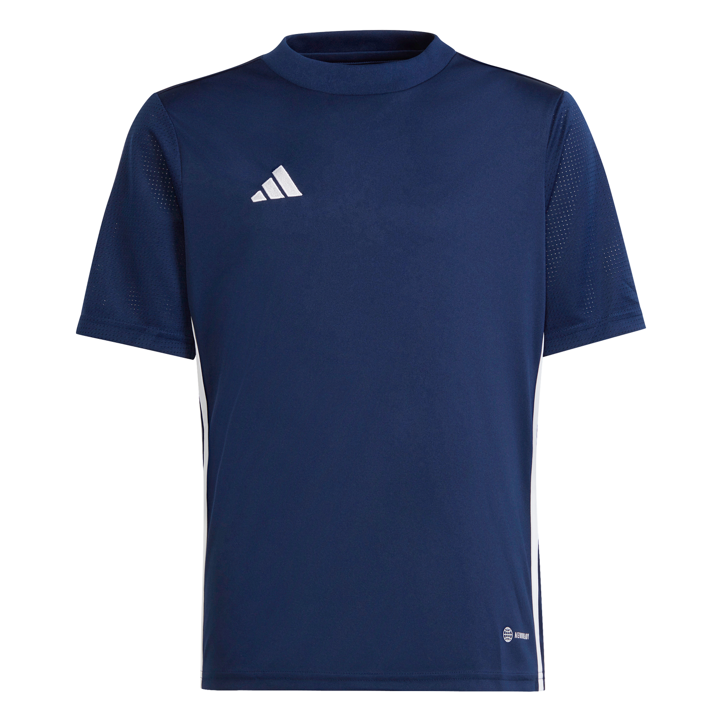 adidas Tabela 23 Soccer Jersey | Navy Blue / White | Kid's