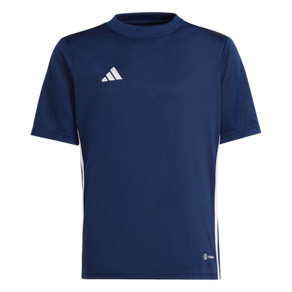 adidas Tabela 23 Soccer Jersey | Navy Blue / White | Kid's