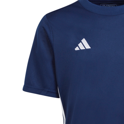 adidas Tabela 23 Soccer Jersey | Navy Blue / White | Kid's