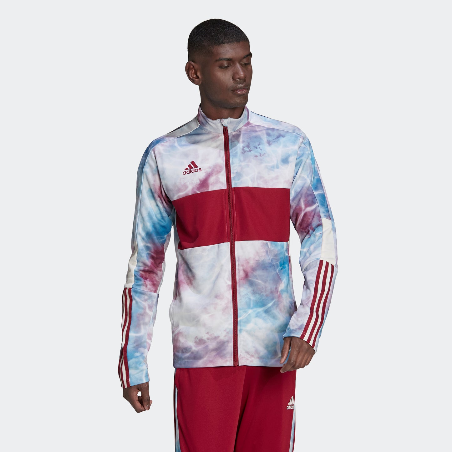 adidas Tiro Track Jacket | Red/White/Blue | Men's