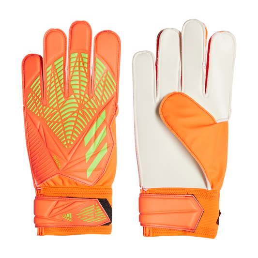 adidas Predator Training Soccer Goalkeeper Gloves | Electric Orange/Lime Green | Men's