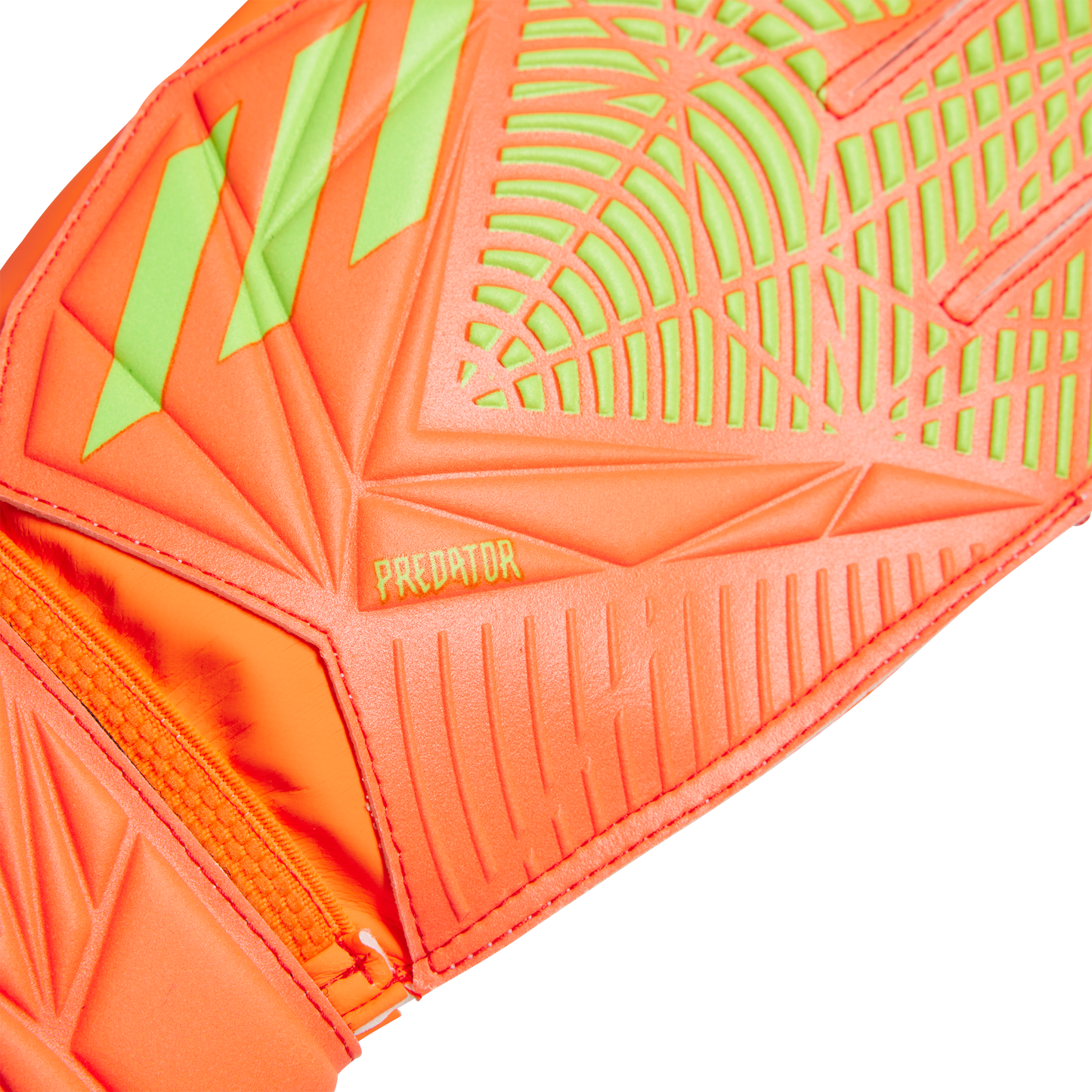 adidas Predator Training Soccer Goalkeeper Gloves | Electric Orange/Lime Green | Men's