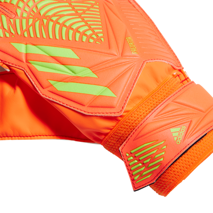 adidas Predator Training Soccer Goalkeeper Gloves | Electric Orange/Lime Green | Men's