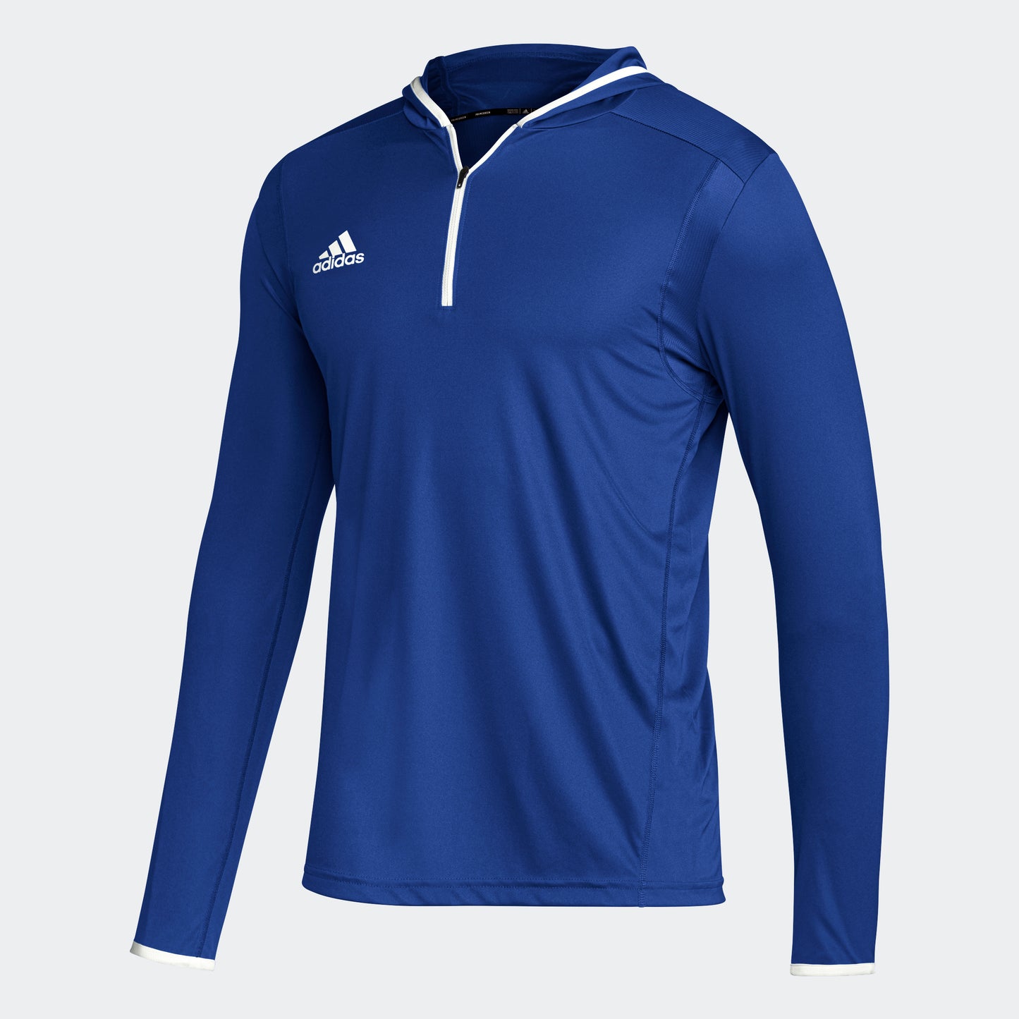 adidas Team Issue Hooded Longsleeve Tee | Blue | Men's