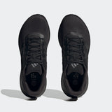 adidas RUNFALCON 3.0 Wide Cloudfoam Running Shoes | Black | Men's