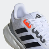 adidas RUNFALCON 3.0 Wide Cloudfoam Running Shoes | White | Men's