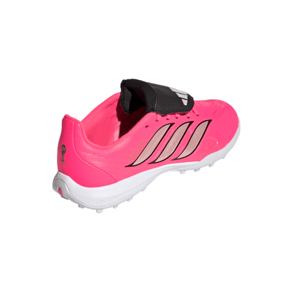 adidas PREDATOR LEAGUE Fold-Over Tongue Turf Soccer Shoes | Solar Pink / Core Black / White | Kid's
