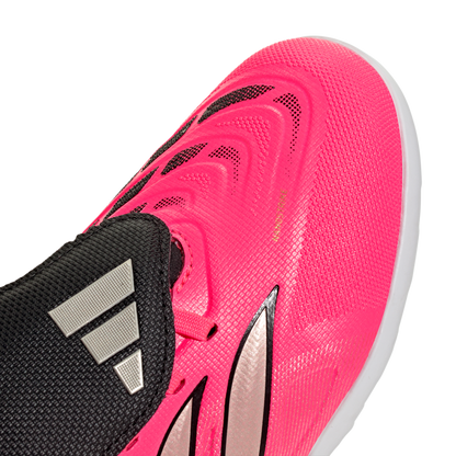 adidas PREDATOR LEAGUE Fold-Over Tongue Turf Soccer Shoes | Solar Pink / Core Black / White | Kid's