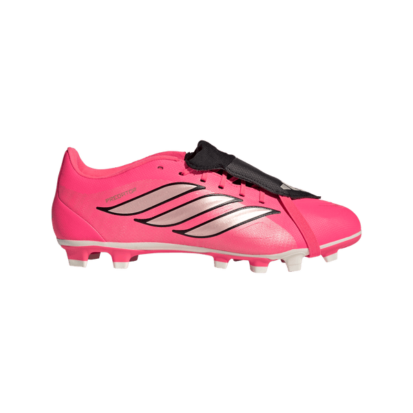 adidas Predator Club Fold-Over Tongue FG Soccer Cleats | Solar Turbo / Iron Metallic / Core Black | Men's