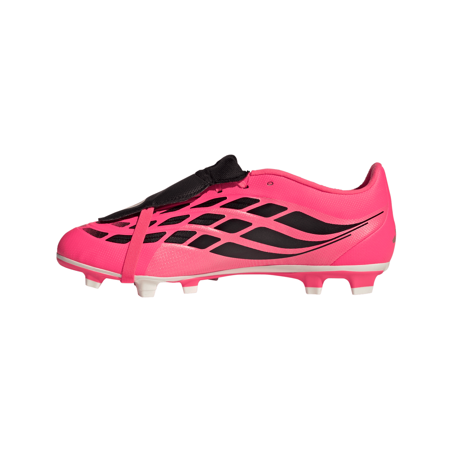 adidas Predator Club Fold-Over Tongue FG Soccer Cleats | Solar Turbo / Iron Metallic / Core Black | Men's